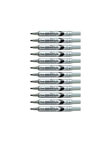 ROTULADOR MAXIFLO PENTEL PIZARRA BLANCA COLOR NEGRO
