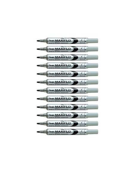 ROTULADOR MAXIFLO PENTEL PIZARRA BLANCA COLOR NEGRO