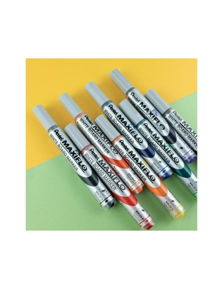 ROTULADOR MAXIFLO PENTEL PIZARRA BLANCA COLOR ROJO
