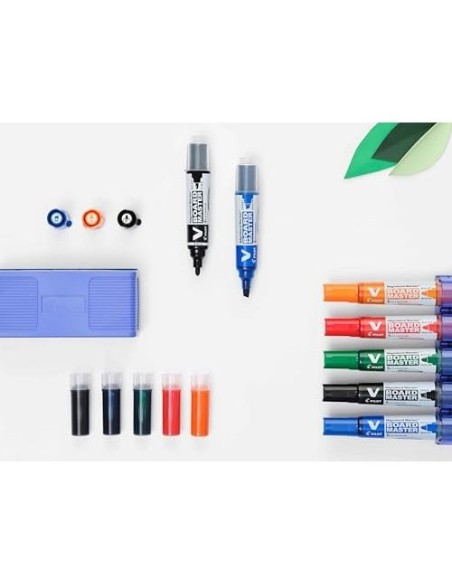 ROTULADOR PILOT VBOARD MASTER PIZARRA BL.VE.TINTA LIQUIDA TRAZO 2,3MM