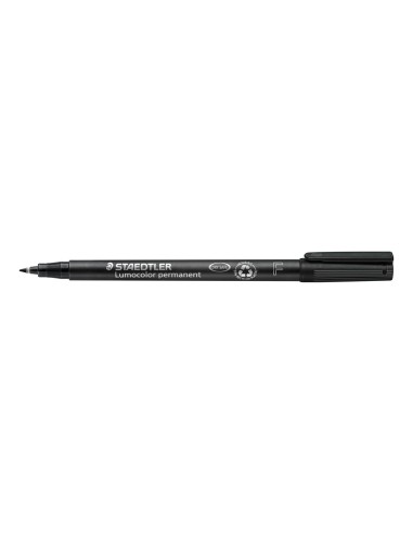 ROTULADOR LUMOCOL RETRO.FIBRAPERM. 318-9 NEGRO PUNTA FINA 0.6