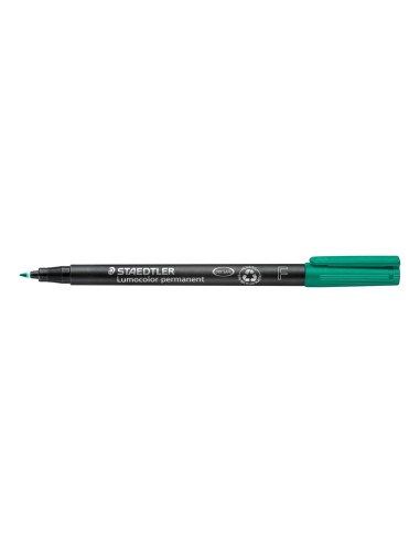 ROTULADOR LUMOCOL RETRO. FIBRAPERM. 318-5 VERDE PUNTA FINA 0.6