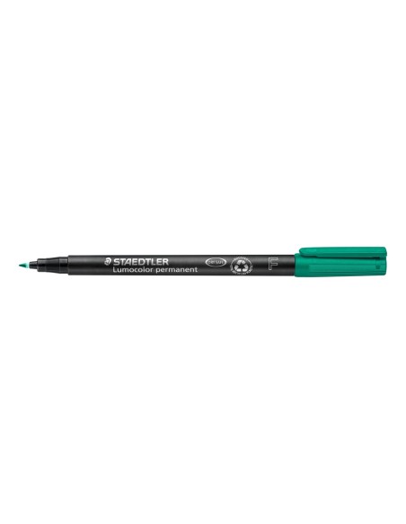 ROTULADOR LUMOCOL RETRO. FIBRAPERM. 318-5 VERDE PUNTA FINA 0.6
