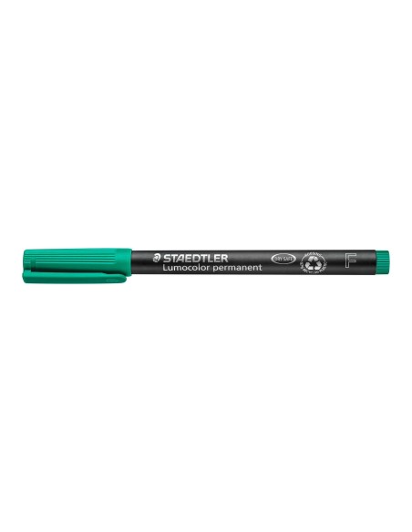 ROTULADOR LUMOCOL RETRO. FIBRAPERM. 318-5 VERDE PUNTA FINA 0.6