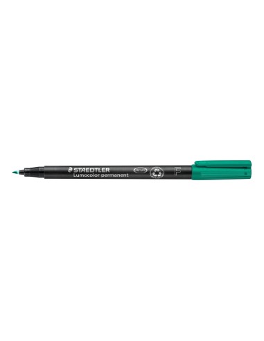 ROTULADOR LUMOCOL RETRO. FIBRAPERM. 318-5 VERDE PUNTA FINA 0.6