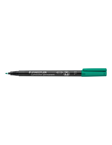 ROTULADOR LUMOCOL RETRO. FIBRAPERM. 318-5 VERDE PUNTA FINA 0.6