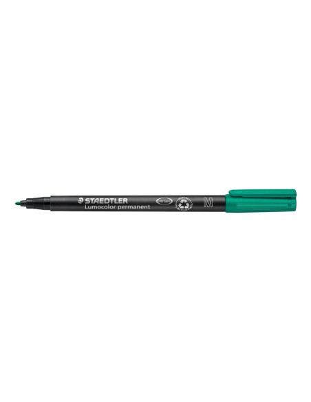 ROTULADOR LUMOCOL RETRO. FIBRAPERM. 317-5 VERDE PUNTA MEDIA 0.8-1