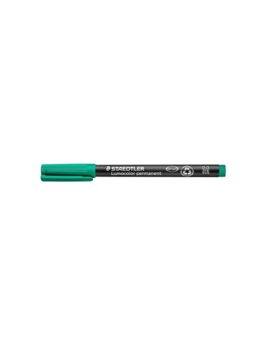 ROTULADOR LUMOCOL RETRO. FIBRAPERM. 317-5 VERDE PUNTA MEDIA 0.8-1