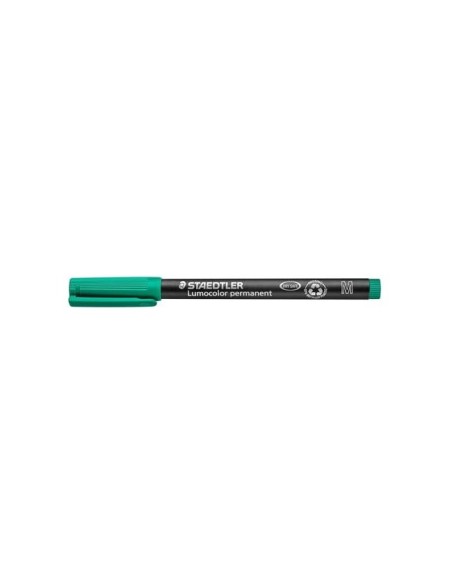 ROTULADOR LUMOCOL RETRO. FIBRAPERM. 317-5 VERDE PUNTA MEDIA 0.8-1