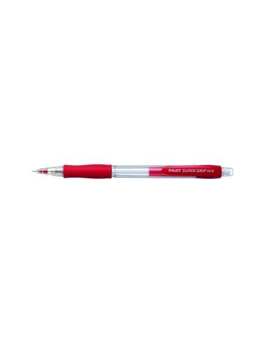 PORTAMINAS PILOT SUPER GRIP ROJO 0,5 MM SUJECION CAUCHO