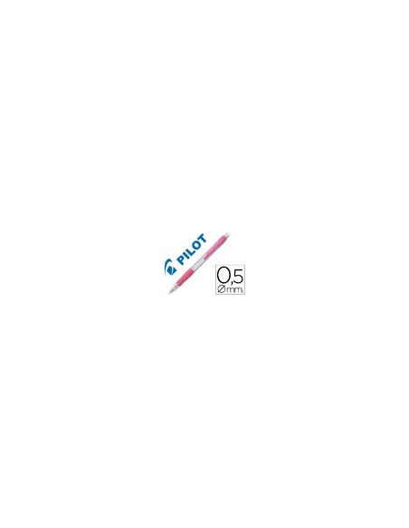 PORTAMINAS PILOT SUPER GRIP ROSA 0,5 MM SUJECION CAUCHO