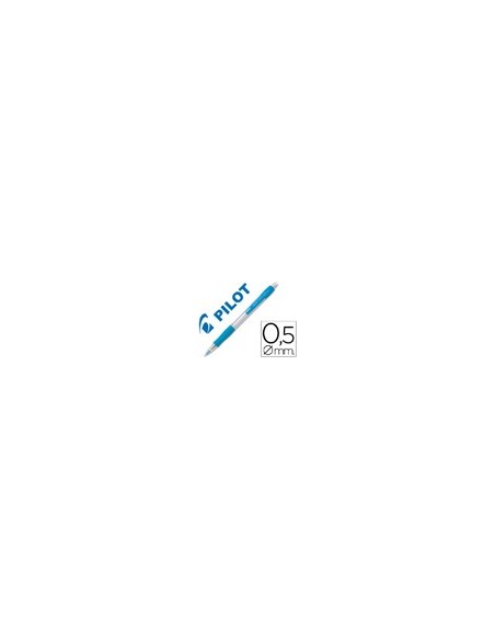 PORTAMINAS PILOT SUPER GRIP CELESTE 0,5 MM SUJECION CAUCHO