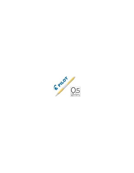 PORTAMINAS PILOT SUPER GRIP AMARILLO 0,5 MM SUJECION CAUCHO