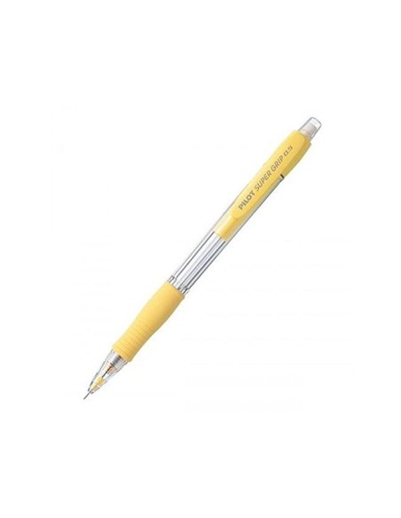 PORTAMINAS PILOT SUPER GRIP AMARILLO 0,5 MM SUJECION CAUCHO