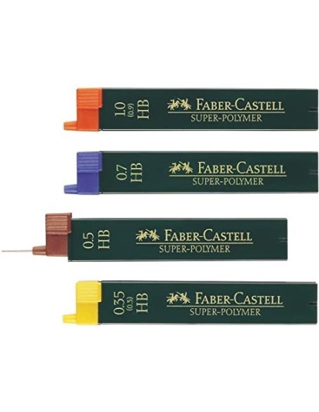 MINAS FABER GRAFITO 9063 0,3 MM HB ESTUCHE 12 MINAS