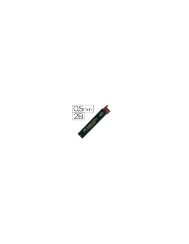 MINAS FABER GRAFITO 9065 0,5 MM 2B ESTUCHE 12 MINAS