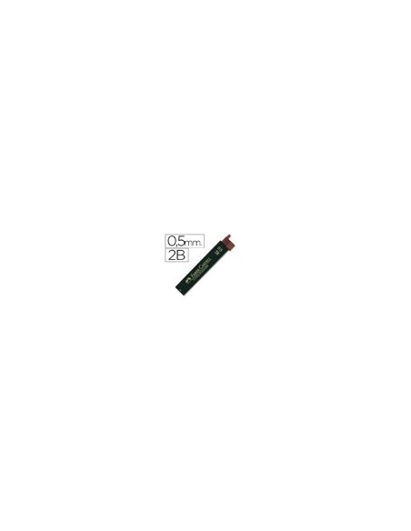 MINAS FABER GRAFITO 9065 0,5 MM 2B ESTUCHE 12 MINAS