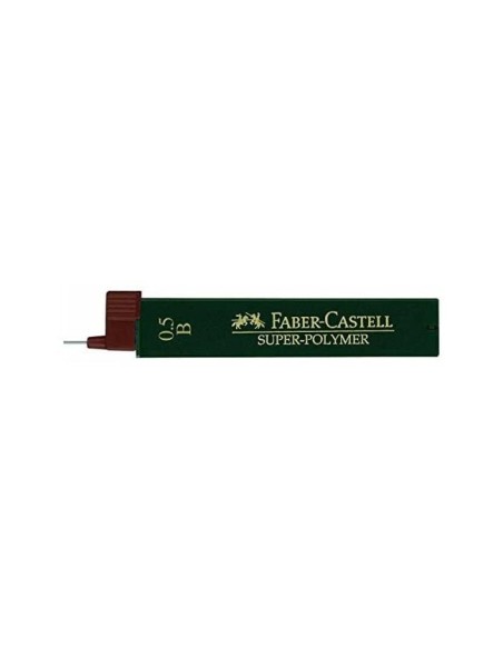 MINAS FABER GRAFITO 9065 0,5 MM 2B ESTUCHE 12 MINAS