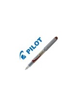 PLUMA PILOT V PEN SILVER DESECHABLE ROJO SVP-4WR 2