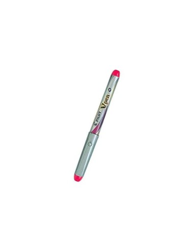 PLUMA PILOT V PEN SILVER DESECHABLE ROJO SVP-4WR