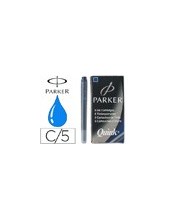 TINTA ESTILOGRAFICA PARKER AZUL PERM.CAJA 5 CARTUCHOS 2