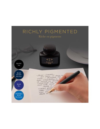 TINTA ESTILOGRAFICA PARKER AZUL PERM.FRASCO