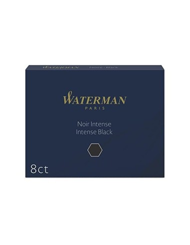 TINTA ESTILOGRAFICA WATERMAN NG.CAJA 8 CARTUCHOS STANDARD LARGOS