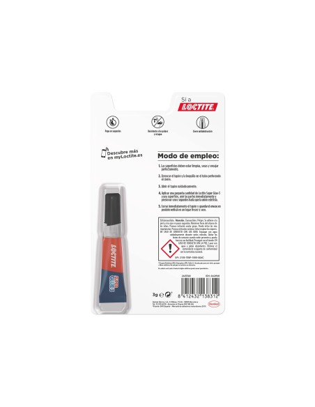 PEGAMENTO LOCTITE 3 GR ADH.INSTANTANEO UD.