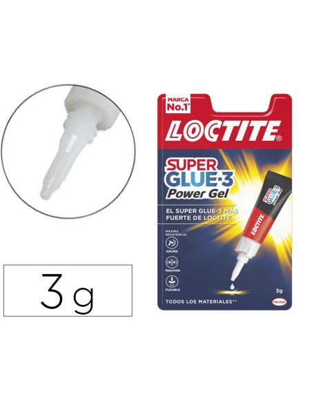 PEGAMENTO LOCTITE POWER GEL 3GR ADH.INSTANTANEO UD.