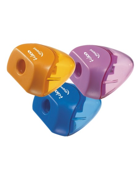SACAPUNTAS PLASTICO UN USO ERGONOMICO IGLU COL.SURT.