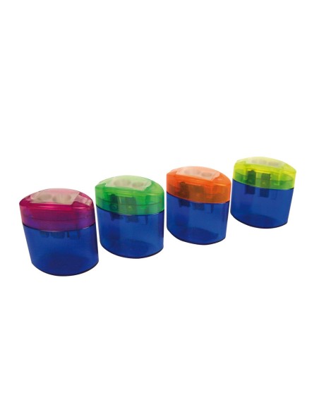 SACAPUNTAS MOR NEO LIGHT 2 USOS C/DEPOSITO COL.SURT.