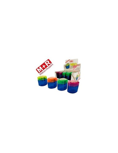 SACAPUNTAS MOR NEO LIGHT 2 USOS C/DEPOSITO COL.SURT.