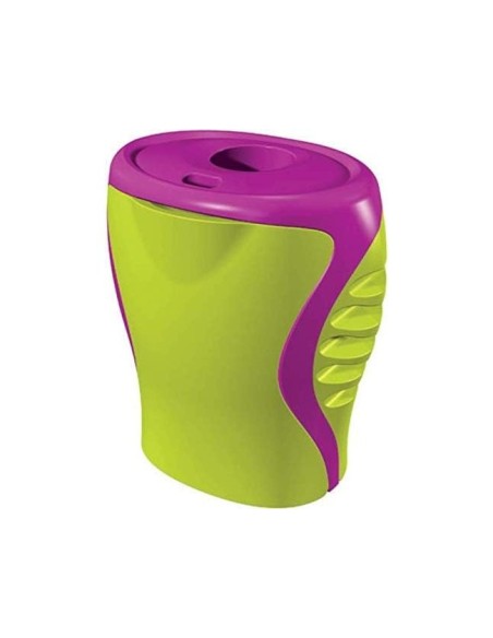 SACAPUNTAS PLASTICO MAPED BOOGY UN USO C/DEPOSITO COL.SURT.