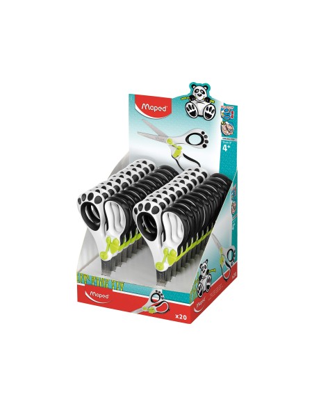 TIJERA ESC.MAPED MAGIC UP KOOPY 13CM- C/RESORTE FACILITAR LA ACCION C