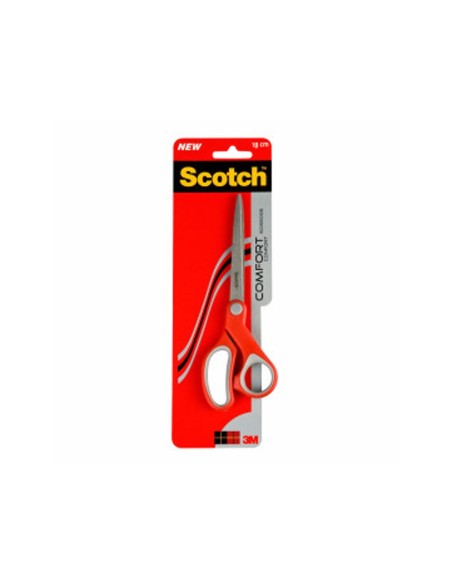 TIJERA OFICINA SCOTCH CONFORT 18 CM ACERO INOXIDABLE MANGO ERGO
