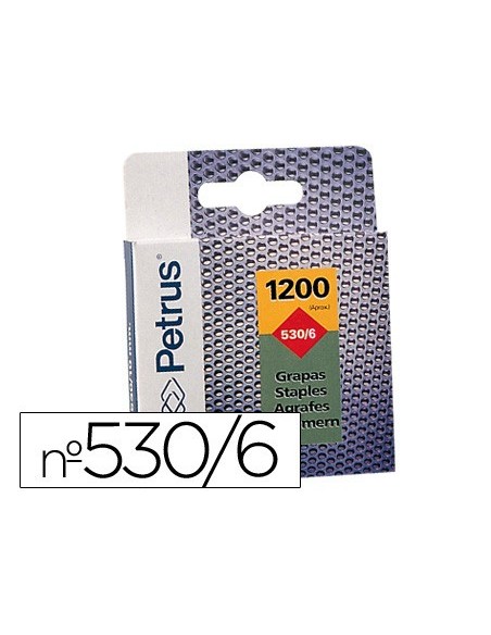 GRAPAS PETRUS Nº 530/6 CAJA 1200 GRAPAS