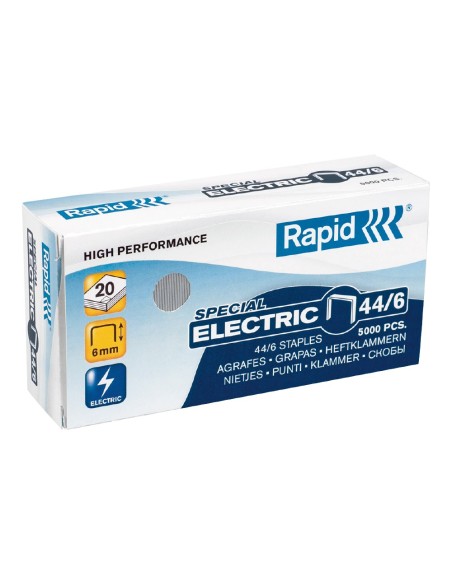 GRAPAS RAPID Nº 44/6 GALVANIZADA CAJA DE 5000 GRAPAS