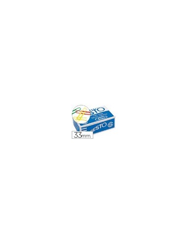 CLIPS COL.PAPER CAJA 100
