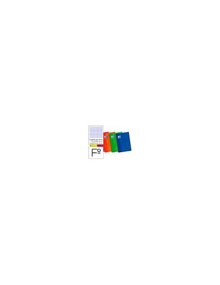 CUADERNO ESP. OXFORD FL. T.CARTON 4MM 80H. 90GR. SURT.