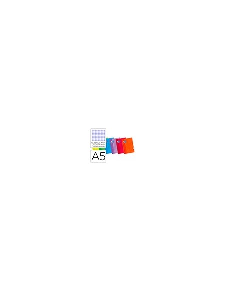 CUADERNO ENCOLADO OXFORD A5 T.CARTON 4MM 48H. 90GR. COL.SURT.