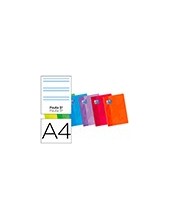 CUADERNO ENCOLADO OXFORD A4 PAUTA 2.5MM 48H. 90GR. COL.SURT. 2