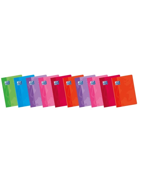 CUADERNO ENCOLADO OXFORD A4 PAUTA 2.5MM 48H. 90GR. COL.SURT.