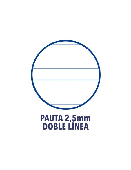 CUADERNO ENCOLADO OXFORD A5 T.CARTON PAUTA 2.5MM 48H. 90GR. SURT.