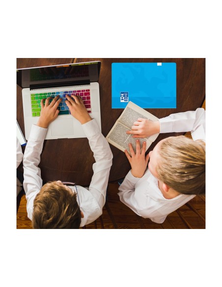CUADERNO ENCOLADO OXFORD A4 HORIZONTAL 48H. 90GR. COL.SURT.