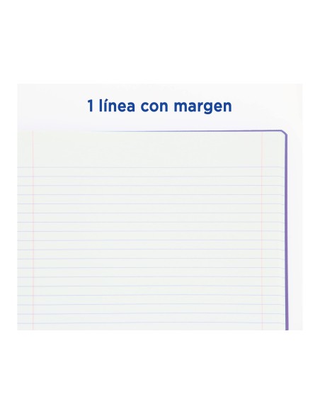 CUADERNO ENCOLADO OXFORD A4 HORIZONTAL 48H. 90GR. COL.SURT.