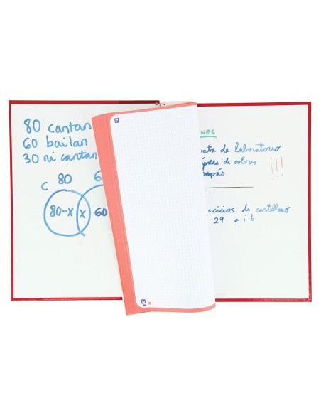 CUADERNO ESP. OXFORD EBOOK A4 T.EXTRA MICRO 5MM 80H 90GR. AM.