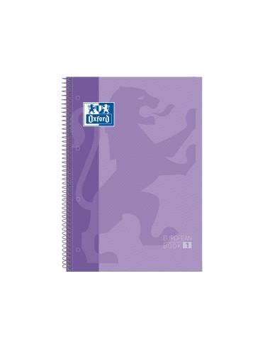 CUADERNO ESP. OXFORD EBOOK A4 T.EXTRA MICRO 5MM 80H 90GR. LILA