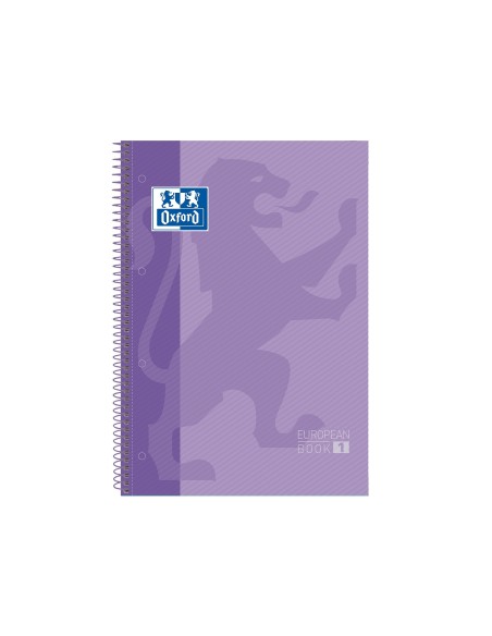 CUADERNO ESP. OXFORD EBOOK A4 T.EXTRA MICRO 5MM 80H 90GR. LILA