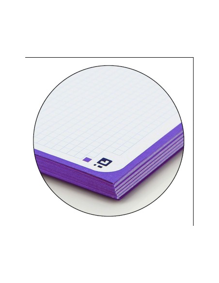CUADERNO ESP. OXFORD EBOOK A4 T.EXTRA MICRO 5MM 80H 90GR. LILA