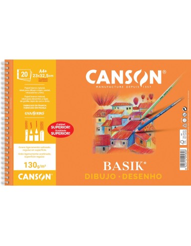CUADERNO ESP. CANSON DIBUJO A4 MICRO 2T. 20H. 160GR.